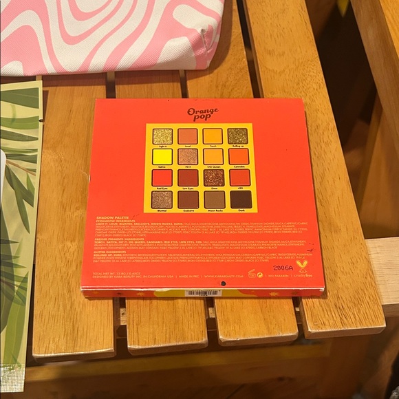 Pink and White Swirl Cosmetic Bag - Picture 2 of 2